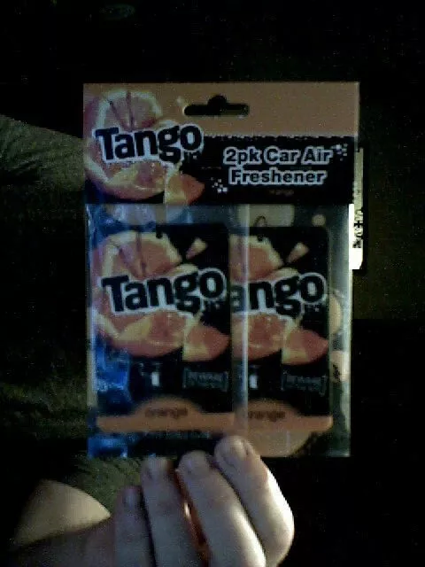 Tango Soft Drink  Orange  2 Pack Car Air Fresheneri Birthday Smell  Free Uk Post