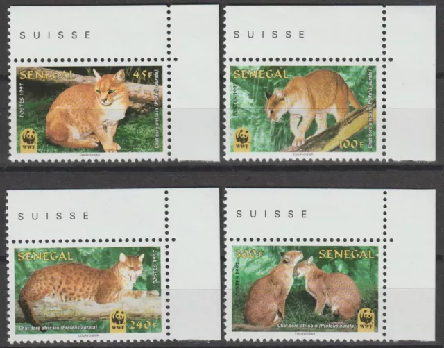 Senegal 1997 Wwf Sg 713/16 Mnh