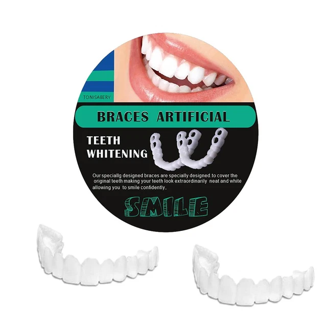 DENTURES TEMPORARY DENTURES, artificial braces smile, dental strips 7.