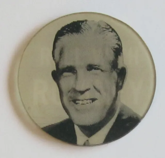 Rotolo Con Romney 1960's Vari-Vue Campaign Politica Lenticolare Specchio