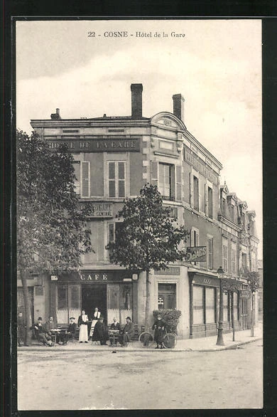 CPA Cosne, Hôtel de la Gare
