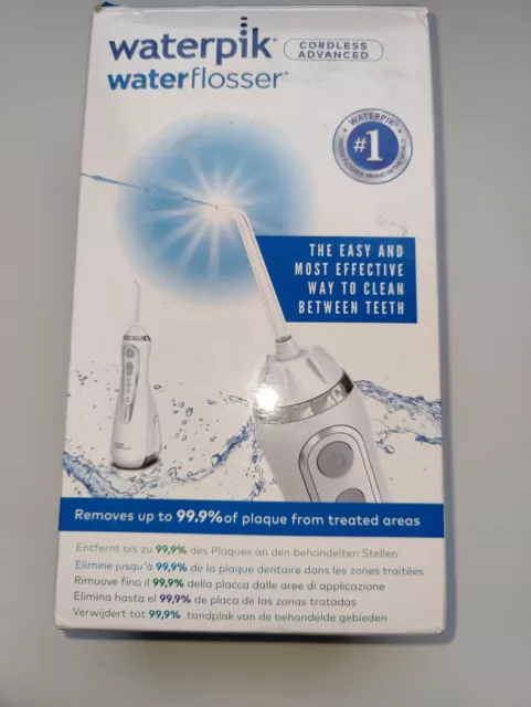 Waterpik Cordless Advanced Waterflosser, kabellose Munddusche Zähnbürsten Ersatz