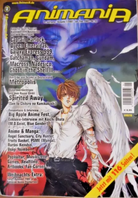 ANIMANIA - Ausgabe 43 - Januar/Februar 2002 -- Manga/Anime/Game/Comic-Magazin
