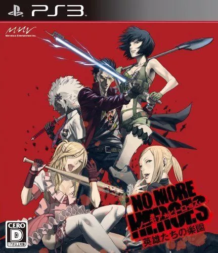 Used PS3 No More Heroes Heroes' Paradis SONY PLAYSTATION 3 JAPAN JAPANESE IMPORT