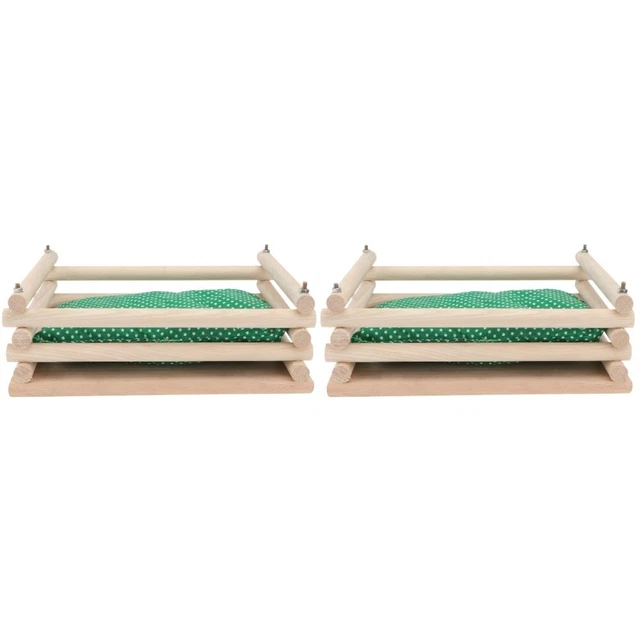 Pequeño animal hamaca jerbo cama colgante hamaca de madera cama colgante la cama