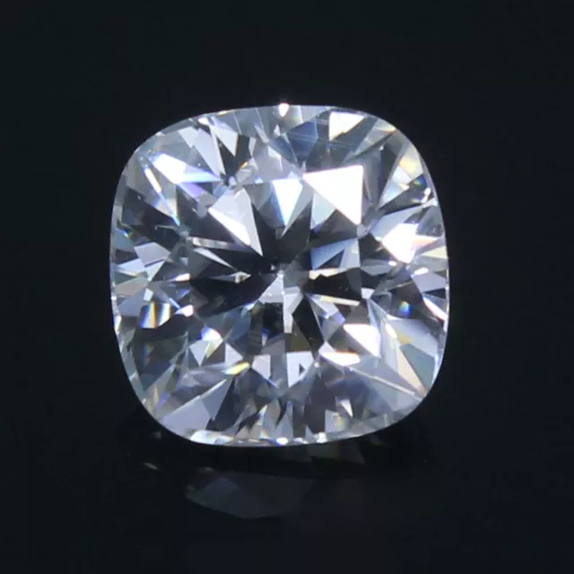 Beau ! 1.60 CT De Ef Couleur VVS1 Brillant Coupe Diamant Blanc 7x7 MM Coussin