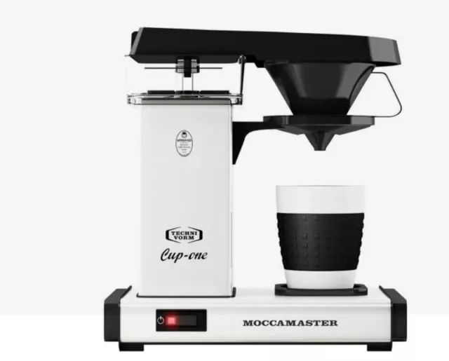 Moccamaster Cup One Macchina da caffè spenta spina bianca Regno Unito