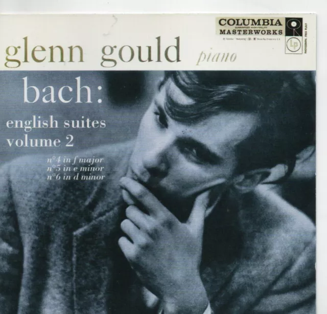 Bach  ENGLISH SUITES  Volume 2  Glenn Gould cd