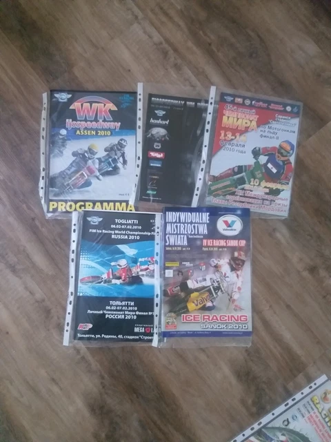 5x Speedway World Championship  Icespeedway  Ice 2010 Russia,,Austria,Netherland
