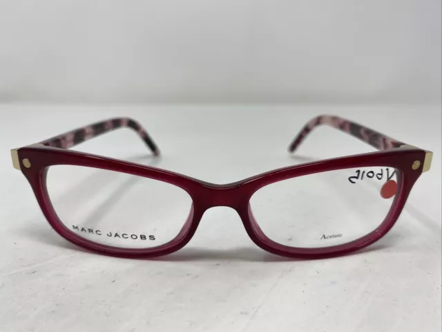 Marc Jacobs MARC 73 UAM 52-16-140 Pink Plastic Full Rim Eyeglasses Frame MO18