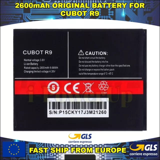 NEW HL0272 2600MAH 9.62Wh 3.7V Li-ion battery for HL0272 batteria
