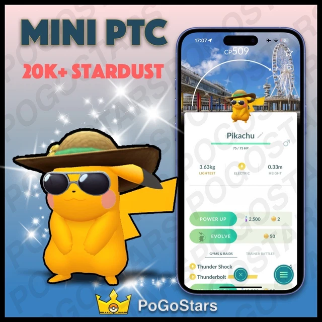 Compte Pokémon Go - 31 Shinies, 2 Millions De Stardust, Mini PTC - Compte Rare, Région Libre