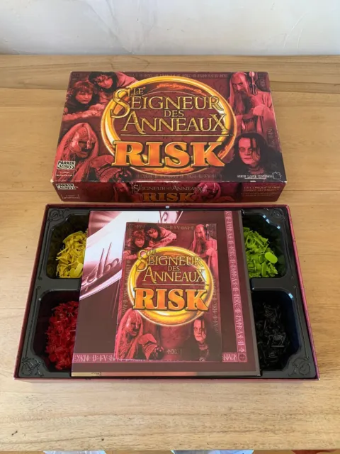 Risk - Le Seigneur des Anneaux - Extension Gondor & Mordor Jeu Parker 2003  - jouets rétro jeux de société figurines et objets vintage