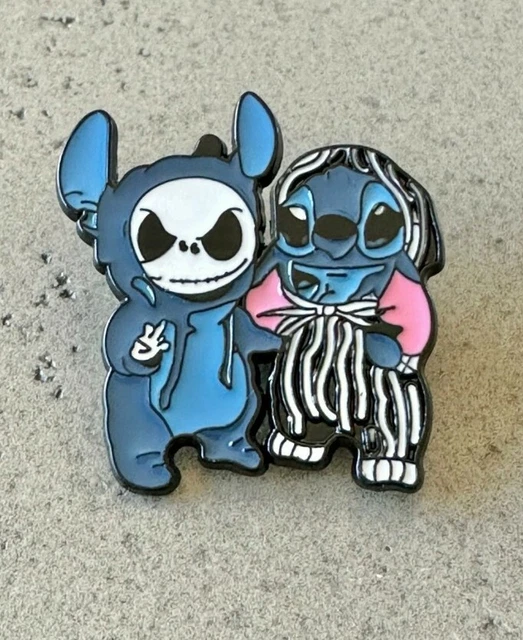 DISNEY STITCH / Jack Skellington Inspired Pin Disney Themed Halloween
