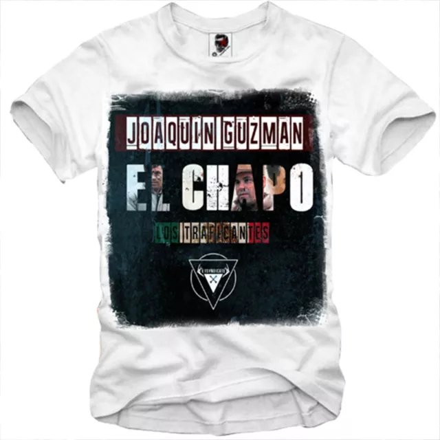 T-shirt e1SYNDICATE EL CHAPO PABLO SCOBAR COCAINA WEED 2044c