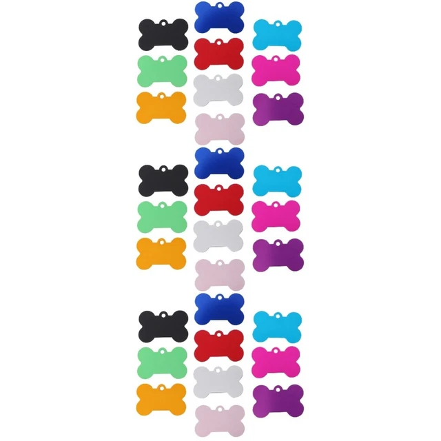 10 pz etichetta ID colorata creativa adorabile cane gatto nome animale domestico etichetta ID