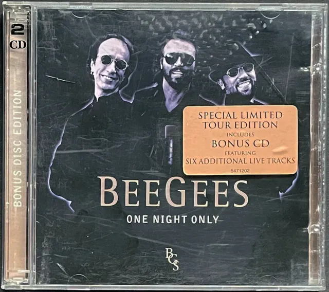 Bee Gees - One Night Only Special Limited Tour Edition 2CD - Free shipping