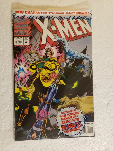 Marvel Comics X-Men Annual 2 (1993) Polybagged w/ Trading Card