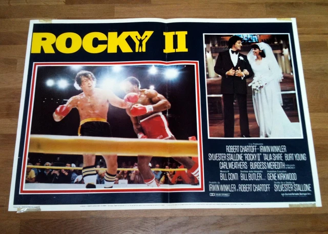 ROCKY 2 SYLVESTER Stallone Shire Weathers Balboa Creed AL3 Poster Photo 