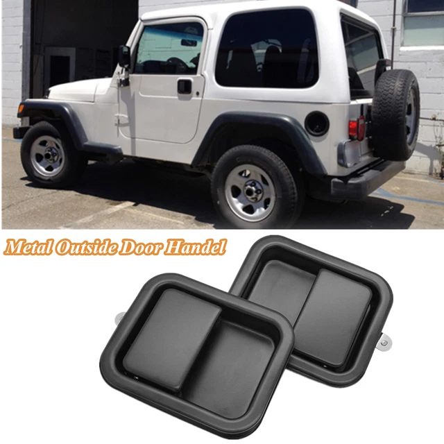Heavy Duty Metal Door Exterior Outside Handle For 1987-2006 Jeep Wrangler YJ TJ
