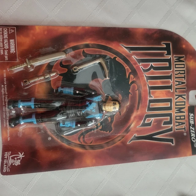 COLLECTIBLE NEW MORTAL Kombat Trilogy SubZero Toy Island 1996 Action
