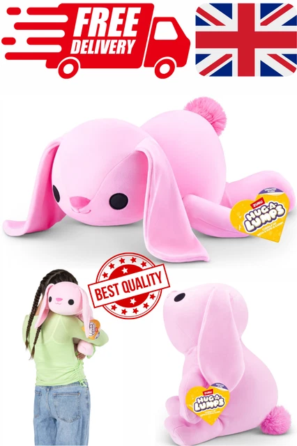 Hug-A-Lumps Bunny Hazel Peluche Lestée 1,5 Kg ZURU 35 Cm - Compagnon Câlin Doux