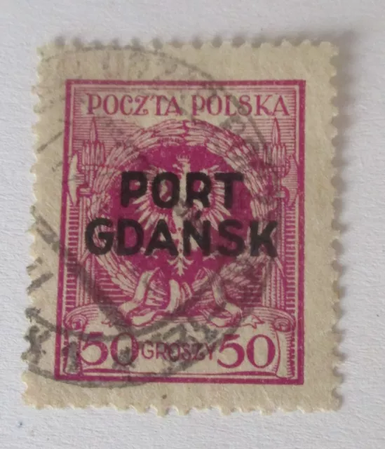 Briefmarken Polnische Post Danzig 1925