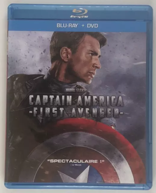 Captain America First Avenger Blu-Ray + DVD