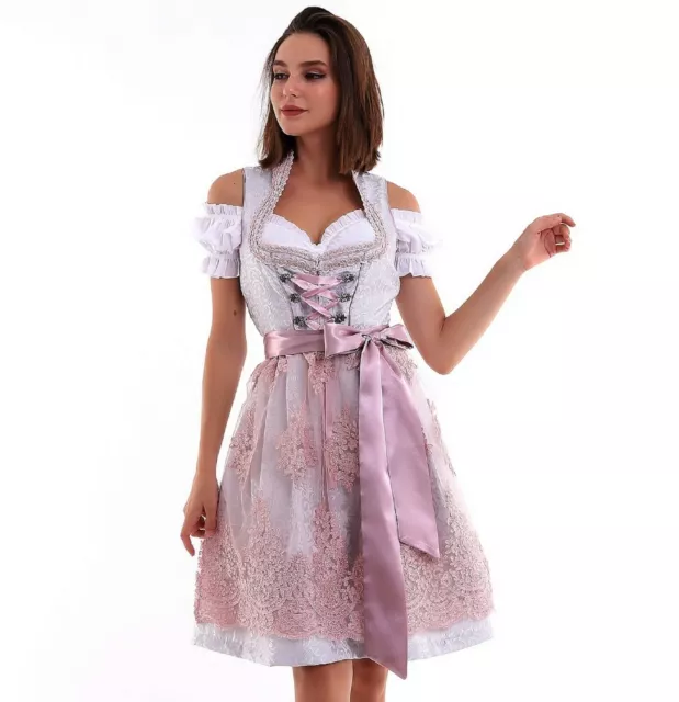 0230 Dirndl Oktoberfest German Austrian Dress Sizes: 4.6.8.10.12.14.16.18.20.22