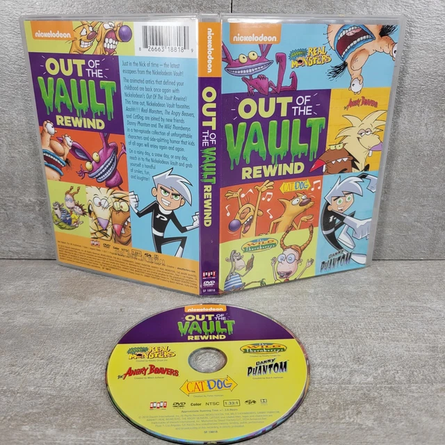 Nickelodeon - Out of the Vault REWIND (DVD, 2018) Cat Dog & More