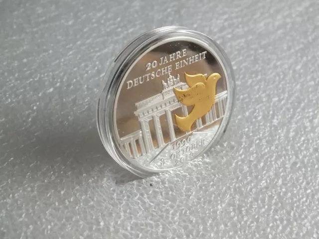 Medaille - 20 Jahre Deutsche Einheit  - PP - Ø 40 mm - B1