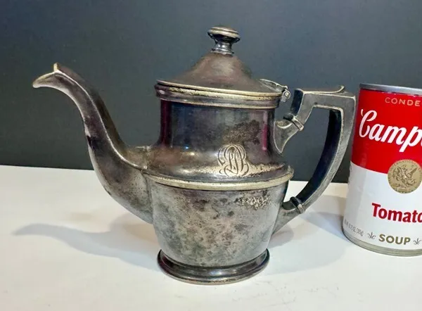 Vintage Daniel Boon Hotel Individual Tea/Creamer International Silver