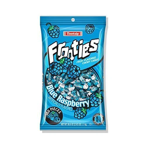 Bulk 360 Pc. Blue Raspberry Mini Tootsie Roll® Frooties® Chewy Fruit Candy