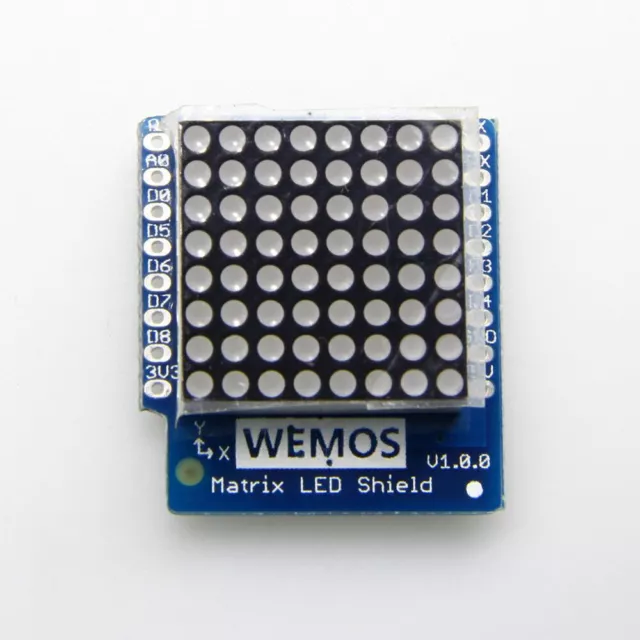 2x LED Matrix Shield For Wemos D1 Mini IOT Blynk ESP8266 Arduino Node Mcu