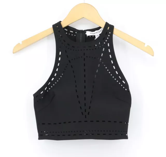 Elizabeth And James New Upton Black Womens Top Rrp £215 Hh