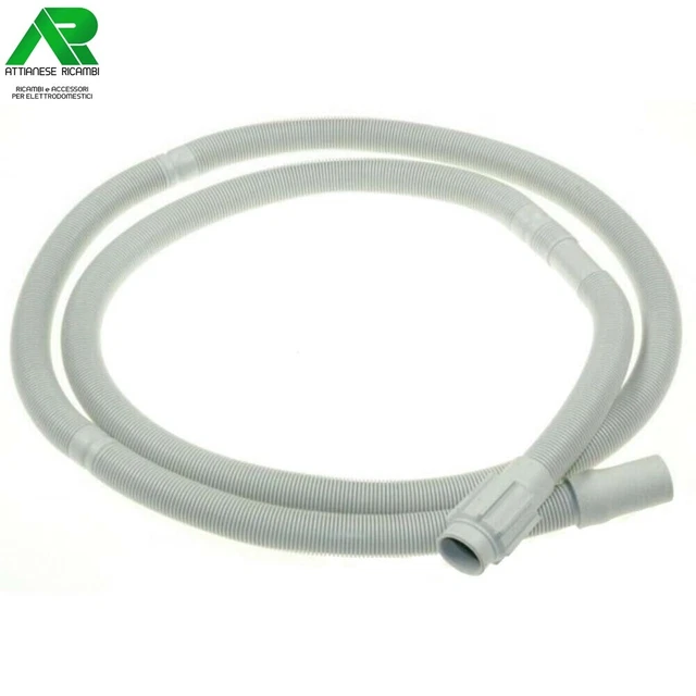 Tubo Di Scarico Per Lavastoviglie Whirlpool – 2,25 M – Raccordi 22 E 24 Mm – Ricambio Originale 481253029113
