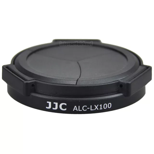 JJC ALC-LX100 BLACK - Automatikdeckel für Panasonic LX100, II + Leica D-Lux7