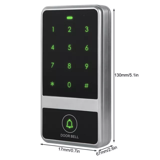 Touch Keypad ID Card Reader Password Door Lock For Access Control System NDE