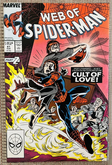 Marvel’s Web Of Spider-Man Vol. 1 No. 41, August, 1988 (NM+).