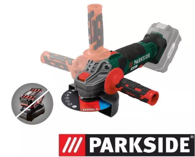 PARKSIDE® Meuleuse d'angle sans fil PWSA 20V, VENDUE SANS BATTERIE NI CHARGEUR