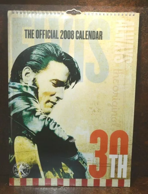 Elvis Presley - official 2008 A3 calendar -  sealed