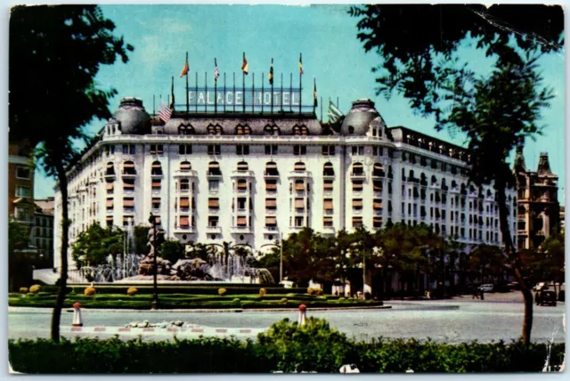 Postcard - Palace Hotel - Madrid, Spain