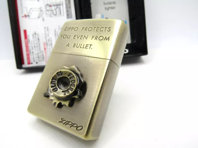 Bullet Metal Brass ZIPPO 2005 MIB Rare