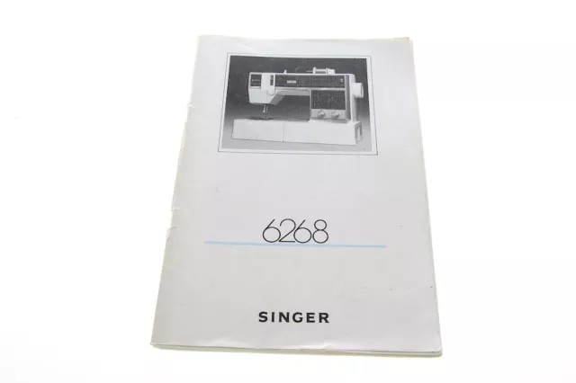 Original Bedienungsanleitung für Singer 6268 Nähmaschine