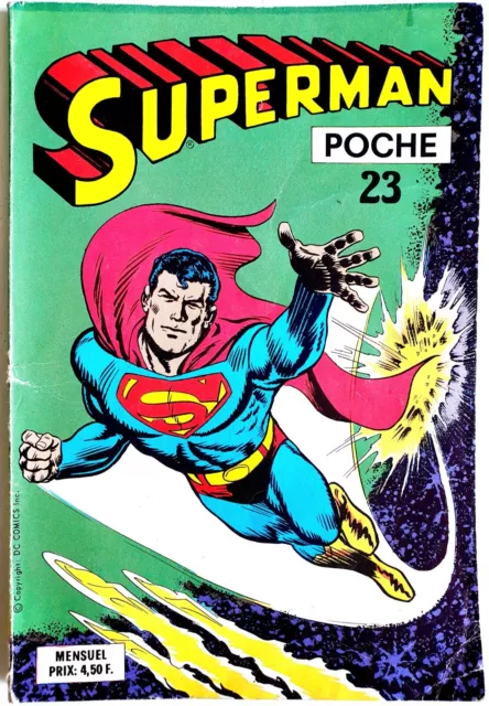 Superman Poche (Mensuel) N°23 (07/1979) Avec Atome & Bugs Bunny [Be]