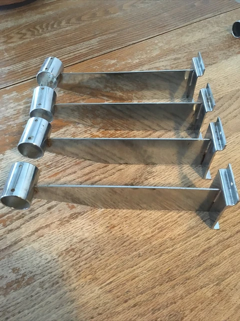 Lot of 4 ~ Rod & Shelf Bracket