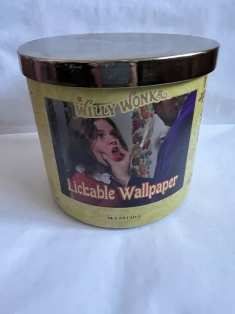 Goose Creek 3 Wick 411g Candle Willy Wonka Lickable Wallpaper USA RARE