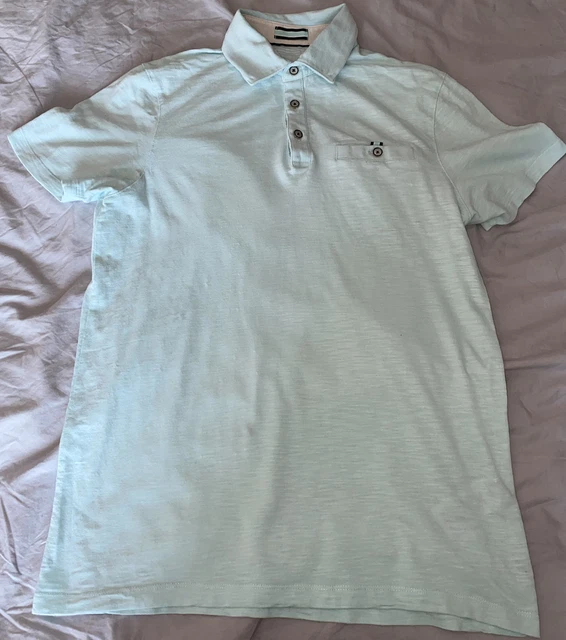 Polo da uomo Ted Baker verde chiaro taglia 2 small
