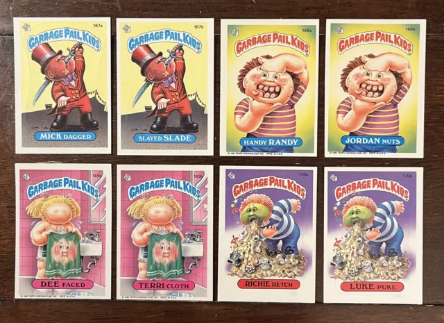 1986 Topps Garbage Pail Kids GPK Original Series 5 OS5 Complete 80 Card Base Set