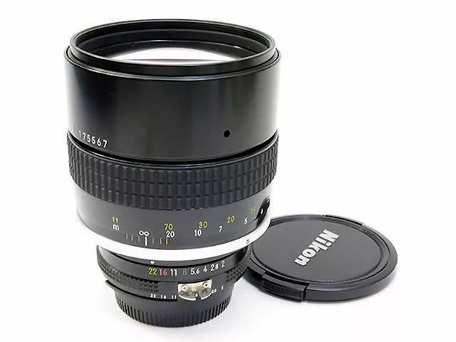 Nikon Ai Nikkor 135mm F2 Telefoto Prime Objektiv Nikon F Exzellent Aus Japan F/S